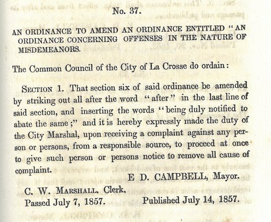 1863_charter-and-ordinances-of-the-city-of-la-crossse_p108-109.jpg