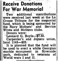 1945-02-11_Trib_p12_Donations_for_war_memorial_thumb.jpg