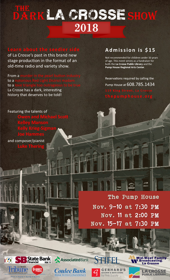 Tickets available from the Pump House