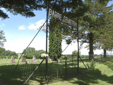 Barrie Cemetery from Hwy. OA, June 2000