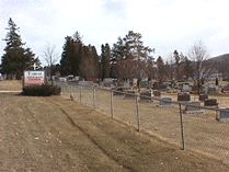 Christ Lutheran Church cemetery, March 2000