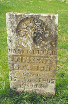Tombstone from the Markle Family/Salzer German Methodist Church Cemetery