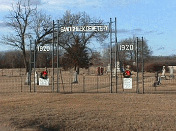 Sand Creek Cemetery, March 2000