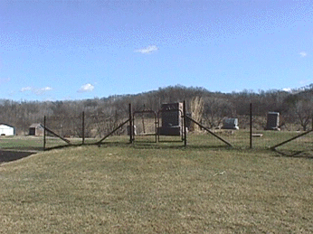 Weverstad Family Cemetery, March 2000, from Johnson Coulee Road