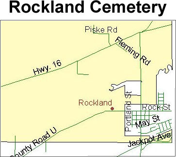 Map to Rockland Cemetery