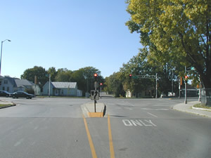 St. Cloud and George Streets looking west, 2003