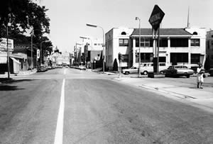 Fifth & Cass, looking north, 1970