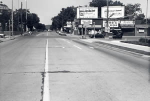 Jackson Street and West Avenue South West looking west, 1970