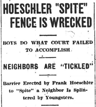 Spite_fence_1907_Nov_1_p12_Trib_Hoeschler_spite_fence_is_wrecked_-_HEADLINE_CROP.jpg