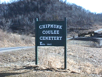 Chipmunk Coulee/Salzer German Methodist Church Cemetery March 2000