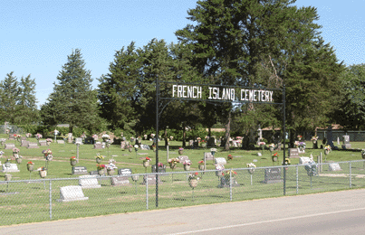 French Island Cemetery, March 2000