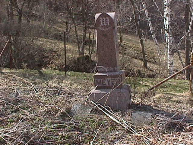 Meyer Family Cemetery, March 2000
