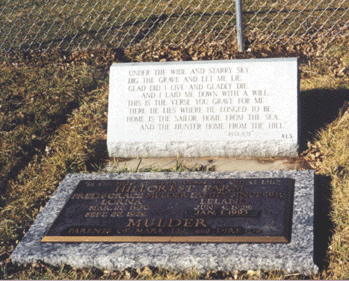 Mulder Family Cemetery, Feb. 2000