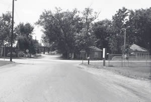 St. Cloud and George Streets looking west, 1970