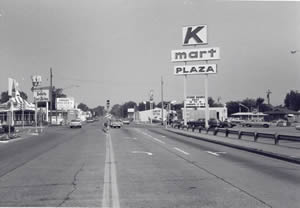 State Road and Losey Boulevard South looking west, 1970