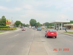 Losey boulevard South and Ward Avenue looking north, 2003