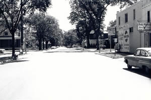 Market and West Avenue South Street looking east, 1970